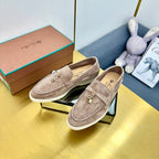LP Summer Charms Walk Loafers Khaki Brown Suede 994500