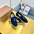 LP Summer Charms Walk Loafers Navy Blue Suede 994511