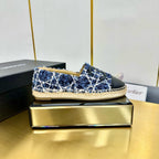 CC 25s Slip–on Espadrilles Blue Tweed 297822