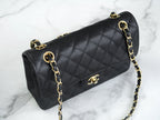 CLASSIC FLAP 23 BLACK CAVIAR GOLD HARDWARE