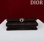 my cd mini 21 wine red patent calfskin