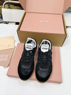 Miu TYRE Sneakers Black Suede Lace 456326