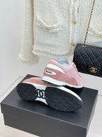Cruise 2025/26 Trainers Cream Pink Suede Fabric