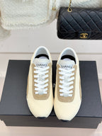 Cruise 2025/26 Trainers Cream Olive Brown Suede Fabric