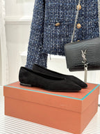 LP Primula Ballet Flat Black Suede 570689