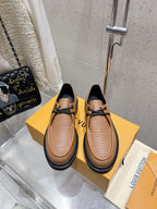 LV Ranger Derby Loafer Brown Cowhide 610716