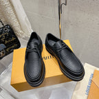 LV Ranger Derby Loafer Black Cowhide 610717