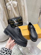 LV Ranger Derby Loafer Black Cowhide 610717