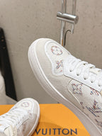 LV Stadium Sneaker Grey Cashgora Suede 610791