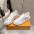 LV Stadium Sneaker Grey Cashgora Suede 610791