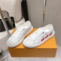 LV x TM Lagoon Sneaker White Monogram Denim 610803