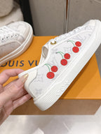 LV x TM Lagoon Sneaker White Monogram Denim 610803