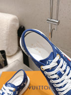 LV x TM Lagoon Sneaker Blue Monogram Denim