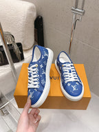 LV x TM Lagoon Sneaker Blue Monogram Denim