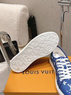 LV x TM Lagoon Sneaker Blue Monogram Denim