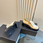CC Moccasins 65mm Beige Calfskin