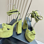 BIANCA PLATFORM SANDALS IN LIMERICK SUEDE