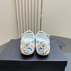 CC 25 Mary Jane Flats White Pattern Fabric 239405