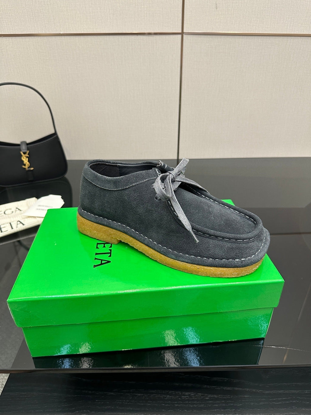BV Daddy Desert Boots Grey Suede 427631