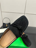 BV Daddy Loafer Black Suede 427636