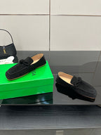 BV Daddy Loafer Black Suede 427636