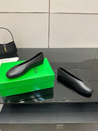 BV Puddle Ballet Flat Black Lambskin 427642