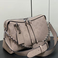 hand it all pm 29cm dark beige mahina calfskin