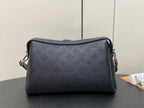 hand it all pm 29cm black mahina calfskin