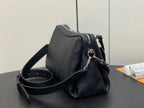 hand it all pm 29cm black mahina calfskin