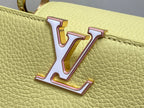 CAPUCINES BB 27 YELLOW TAURILLON GOLD HARDWARE