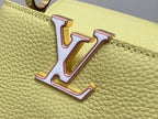 CAPUCINES MINI 21 YELLOW TAURILLON GOLD HARDWARE