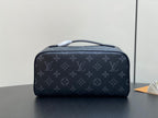 TOILETRY BAG 24 IN BLACK MONOGRAM ECLIPSE CANVAS