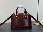 alma nano 18 bordeaux red epi calfskin