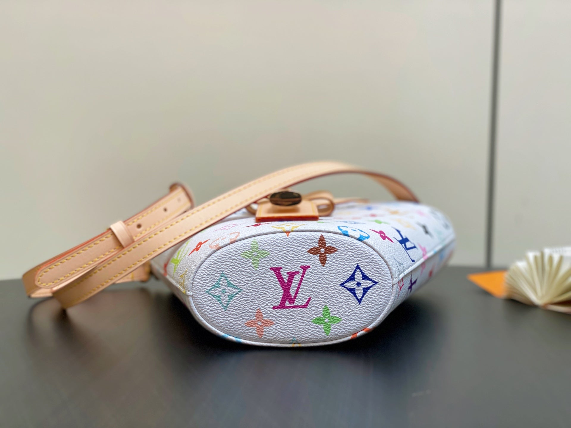 LV Rivage BB 18cm White Multicolore Monogram Canvas 329875