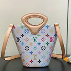 LV Rivage BB 18cm White Multicolore Monogram Canvas 329875
