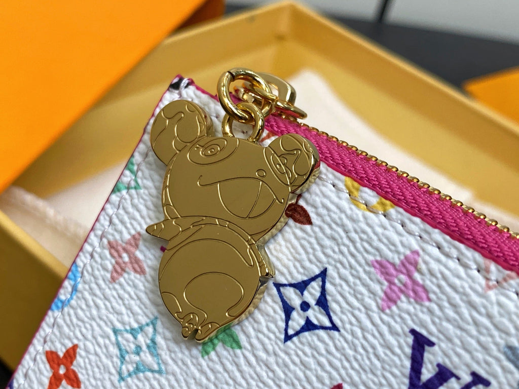 LV x TM ROMY Wallet Pink Gold Leather 329909