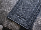 Keepall Bandouliere 25cm Damoflage Black Coated Canvas