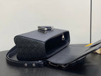 Twist MM Slim 23cm Black Calfskin