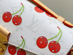 LV x TM Pochette Métis East West 21.5cm White Cherry Canvas