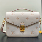 LV Pochette Métis 25cm Cream Grained Calfskin