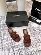 CC 26s Open-toe Sandal Chocolate Suede 681941
