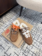 Miu Balance 530 SL Sneakers fleece lining Dark Brown Suede