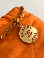 Chanel 25 Hobo Bag 20cm Orange Canvas 324802