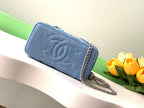 CC 24K Vanity 18cm Blue Denim Silver Hardware