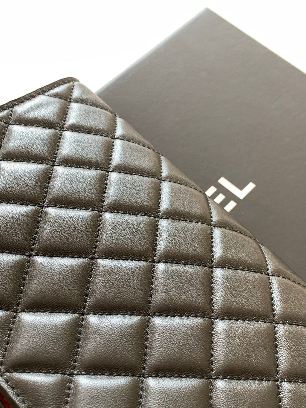 Chanel 25 Christmas Limited Hobo Shoulder Bag Black Lambskin 324810