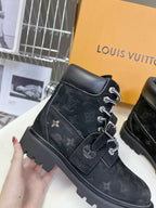 LV x Timberland 6-In Ankle Boot Black Monogram Suede