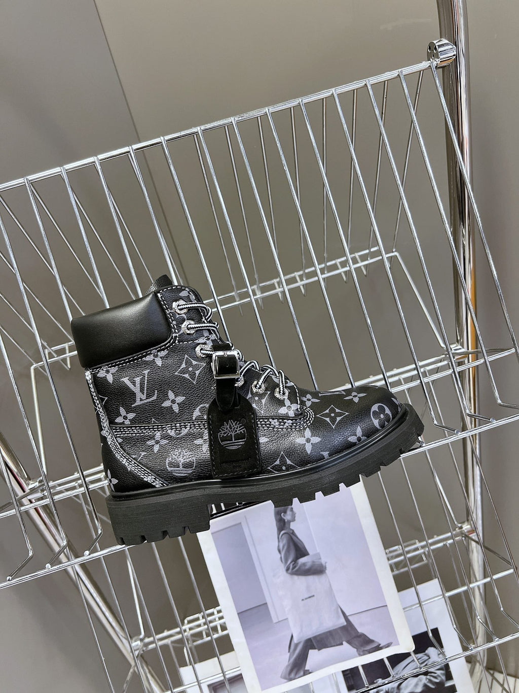 LV x Timberland 6-In Ankle Boot Black Monogram Cowhide