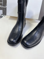 CELINE 25 cowboy boots black calfskin 434413