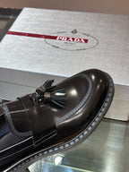 PRA OXFORD LOAFER IN BLACK CALFSKIN WITH TASSEL