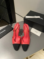CC Slingback 95mm Red Lambskin